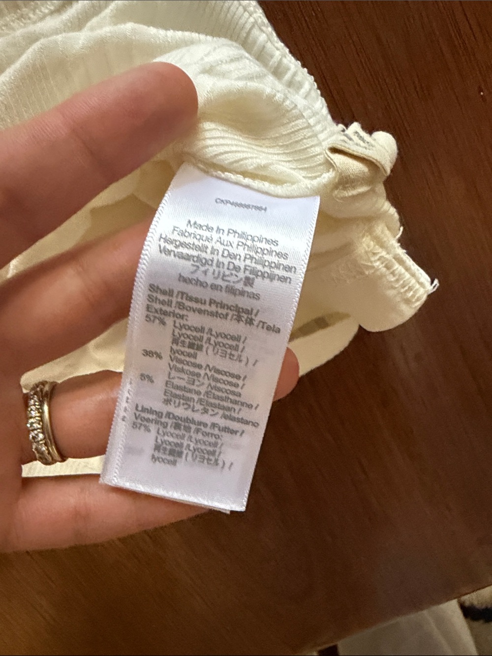 MADEWELL White Ribbed Racerback Crop Tank - Picture 3 of 3